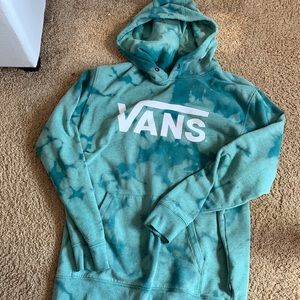 Custom Vans tie-dye hoodie